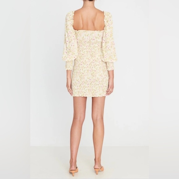 NWT Faithfull The Brand Gombardy Mini Dress Adele Floral Print - Picture 3 of 10